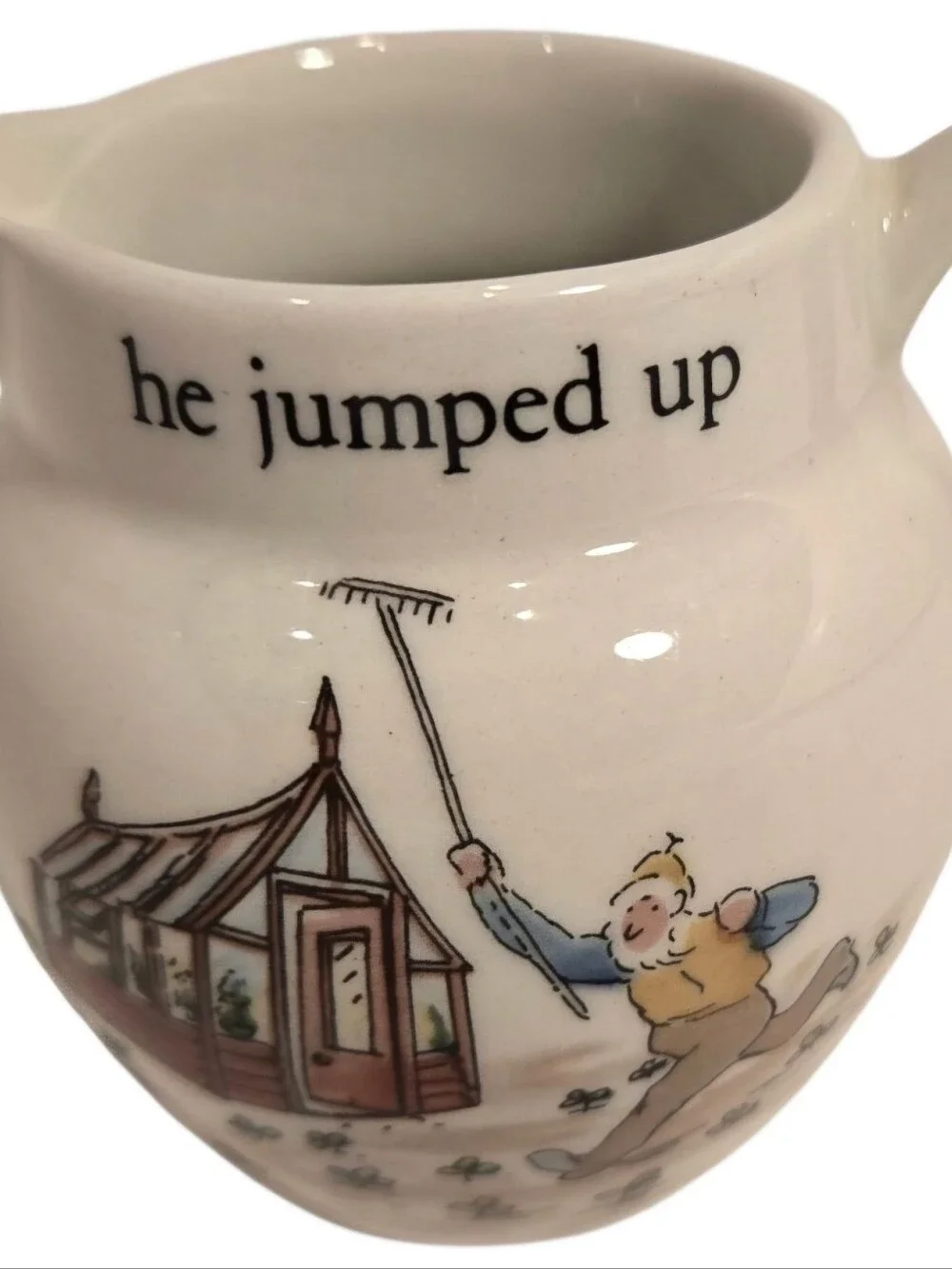 Vintage Wedgwood England Peter Rabbit Small Creamer Pitcher Fredrick Warne Co